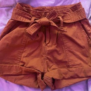 Vanilla Star womens brown shorts